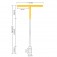Chave canh�o 17 mm cabo tipo T - BOM-1270