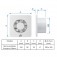 Exaustor para banheiro di�metro de 100mm - EXB101  110V