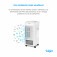 Climatizador de ar port�til 3,5L 3 em 1 - Smart  110V