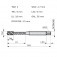 Macho m�quina a�o r�pido canal helicoidal M3 x 0,5 mm DIN 371 - EX00M3