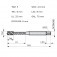 Macho m�quina a�o r�pido canal helicoidal M5 x 0,8 mm DIN 371 - EX00M5