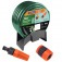 Mangueira para jardim 25 m com engates e suporte verde - 79322250
