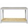 Bancada desmont�vel 1500 x 600 mm com 1 prateleira e tampo em madeira osb - BM-J