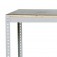 Bancada desmont�vel 1500 x 600 mm com 1 prateleira e tampo em madeira osb - BM-J
