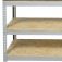 Bancada desmont�vel com 2 prateleiras e painel perfurado - BM-V