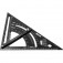 Esquadro tri�ngular de alum�nio 300 mm com goni�metro