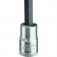 Chave soquete tipo hexalobular longa t-50 encaixe 1/2