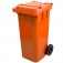 Cesto de lixo gari 120L sem adesivo com rodas de 200mm - C120LJ