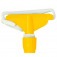 Garra euro pl�stica para mop �mido com 3 pe�as - MVGE211A