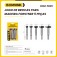 Jogo de broca forstner para madeira 15 a 35 mm com 5 pe�as - BOM-5029
