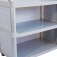 Carro bandeja extra triplex com fechamento lateral - CH3000