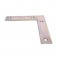 Placa angular de jun��o para madeira 20 x 100 mm - 660-310