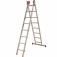 Escada de alum�nio extens�vel 2,40 x 3,74 m 2 x 8 degraus  - ESC0617