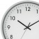 Rel�gio de parede 30 cm com borda prata - YR12PA