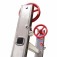 Escada de alum�nio extens�vel 3,24 x 5,42 m 2 x 11 degraus - ESC0620