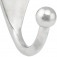 Cabide simples em metal niquelado pequeno