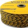 Corda multifilamento tran�ada 5 mm x 250 m preta e amarela