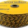 Corda multifilamento tran�ada 6 mm x 165 m preta e amarela