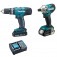 Combo Furadeira Parafusadeira de Impacto DHP453 + Parafusadeira de Impacto DTD156 - DLX2336Y01  110V/220V