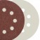 Disco de lixa com pluma 125 mm 8 furos gr�o 150 com 10 pe�as - 08.025