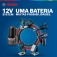 Furadeira Parafusadeira a bateria 3/8