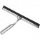 Rodo de a�o inox 250 mm com suporte para fixa��o