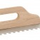 Desempenadeira de a�o dentada 120 x 480 mm cabo de madeira