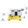 Compressor de ar direto 147L/min 1 hp inseto de �leo - 5ADI  220V