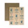 Folha de lixa para madeira e massa 225 x 275 mm - A237