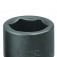 Soquete sextavado de impacto 21 mm com encaixe de 1/2