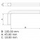 Chave allen 7,0 mm a�o cromo van�dio - 44400007