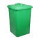 Cesto coletor de lixo 100L tampa flip top sem adesivo - CD12VD