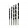 Jogo de broca para madeira 3 pontas 4 a 10 mm com 5 pe�as - 29.086