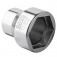 Soquete sextavado de 60 mm com encaixe de 3/4