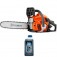 Kit motosserra a gasolina 35 cc com sabre de 14
