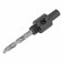 Suporte para serra copo de 14 a 30 mm com haste sextavada - 724949