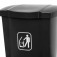 Lixeira pl�stica 18 litros com pedal