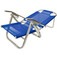 Cadeira de praia dobr�vel em 5 posi��es azul royal - Copacabana