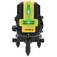 N�vel a laser verde bateria 2 linhas com maleta e �culos - BOM-6210