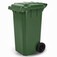 Cesto de lixo gari 120L com rodas sem pedal