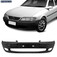Para-choque Vectra 1997 a 1999 dianteiro preto liso parcial com furo para farol - 1702