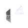 Estilete trapezoidal dobr�vel em alum�nio com 5 l�minas extras - BFH3044