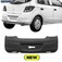Para-choque Onix Ls 2012 a 2016 Onix Joy 2016 a 2019 traseiro preto liso com furo inferior - 1779