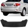 Para-choque Corolla 2008 a 2011 traseiro preto liso - 7010