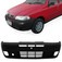 Para-choque Palio fire/Siena 2001 a 2007 dianteiro preto texturizado com furo para farol - 3454