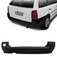 Para-choque Parati 1995 a 1999 traseiro preto liso com lanterna - 6525