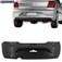 Para-choque Gol G7 2016 a 2018 traseiro preto com refletor - 6609