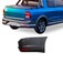 Para-choque Saveiro Cross G7 2016 a 2020 traseiro direito preto texturizado - 6657