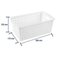 Cesto organizador pl�stico 30 x 17 x 12 cm