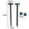 Abra�adeira de nylon cabe�a redonda 15 mm x 9,5 cm 100 pe�as preta